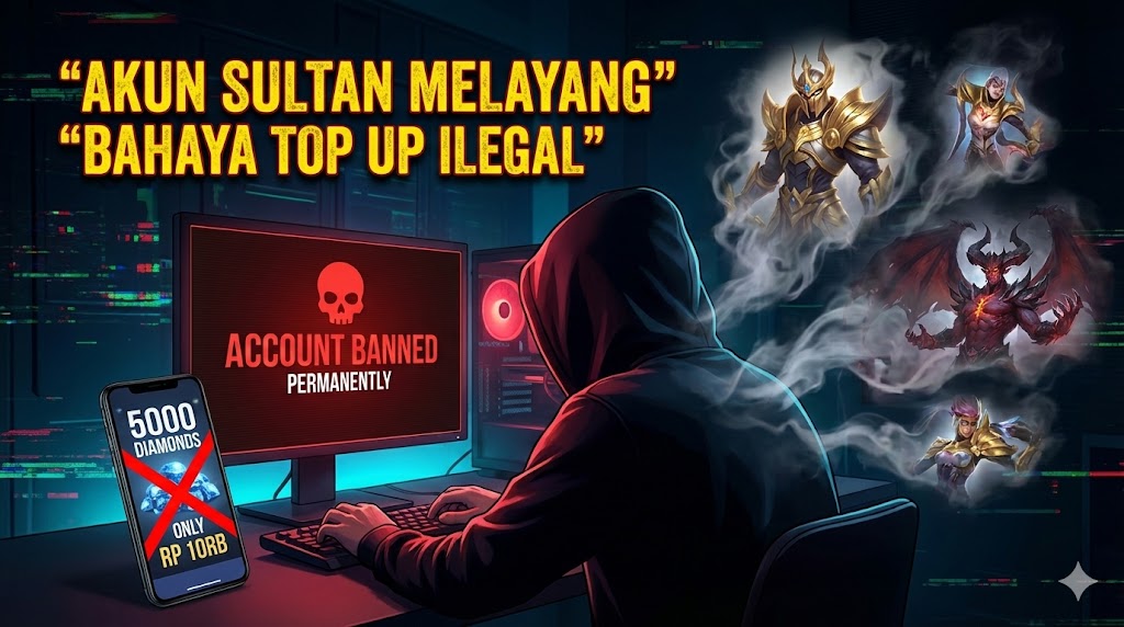 Mimpi Buruk Gamer: Akun Sultan Melayang Gara-gara Top Up Ilegal Rp 10 Ribu!