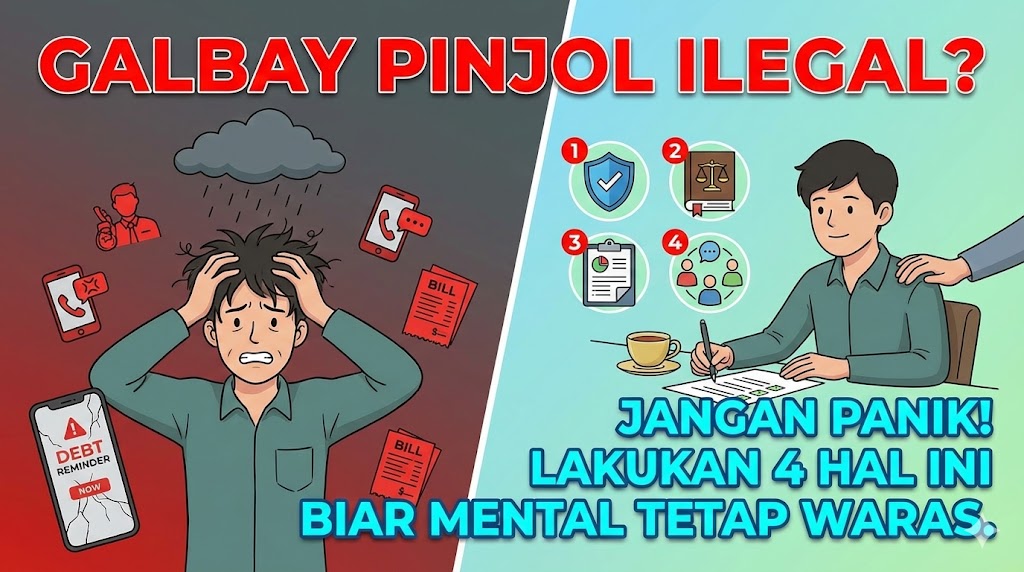 Terjebak Galbay Pinjol Ilegal? Jangan Panik, Lakukan 4 Hal Ini Biar Mental Tetap Waras