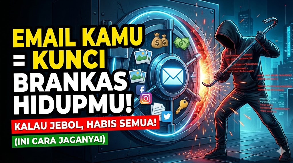 Email Kamu Adalah Kunci Brankas Hidupmu. Kalau Sampai Jebol, Habis Semua! (Ini Cara Jangkanya)
